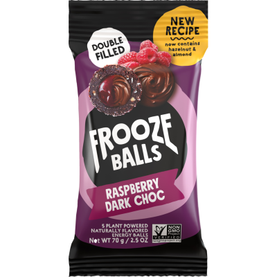 Frooze Balls Raspberry Dark Choc Plant Powered Energy Balls 70g