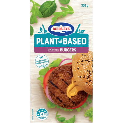 Birds Eye Plant Based Delicious Burgers 300g