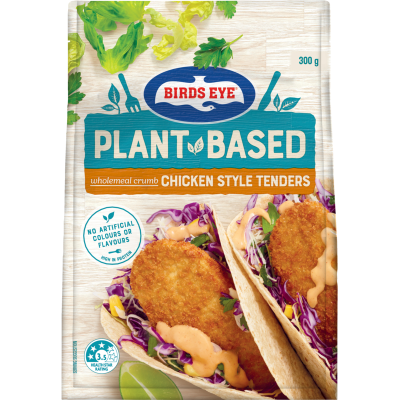 Birds Eye Plant Based Wholemeal Crumb Chicken Style Tenders 300g