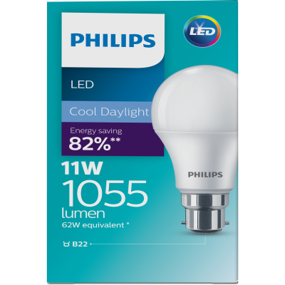 Philips LED Cool Daylight 11W 1055 Lumen Bayonet Bulb 1pk