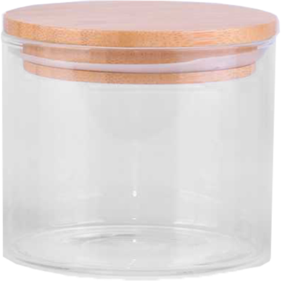 Kate's Kitchen Glass Jar With Bamboo Lid 500ml 1pk