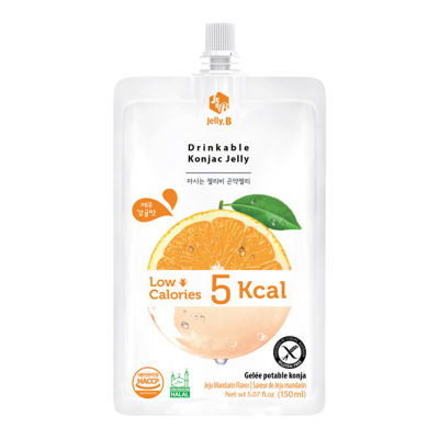 Jelly.B Jeju Mandarin Flavour Drinkable Konjac Jelly 150ml