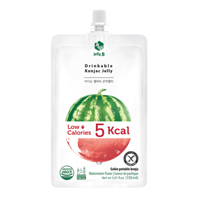 Jelly.B Water Melon Flavour Drinkable Konjac Jelly 150ml