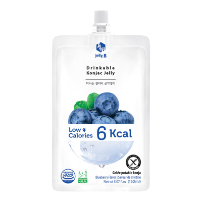 Jelly.B Blueberry Flavour Drinkable Konjac Jelly 150ml