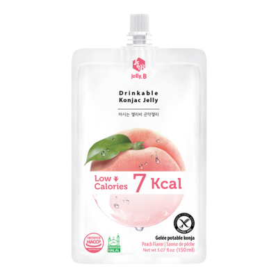 Jelly.B Peach Flavour Drinkable Konjac Jelly 150ml