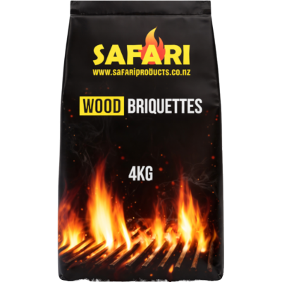Safari Wood BBQ Briquettes 4kg