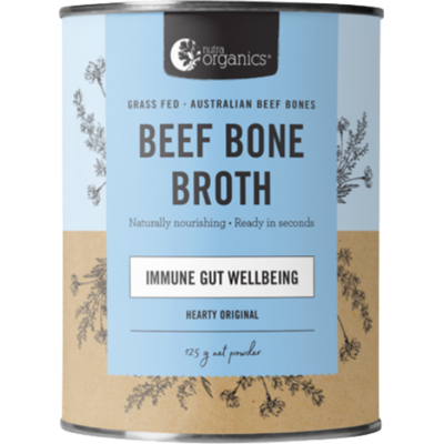 Nutra Organics Hearty Original Beef Bone Broth 125g