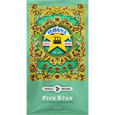 Havana Five Star Coffee Beans 500g