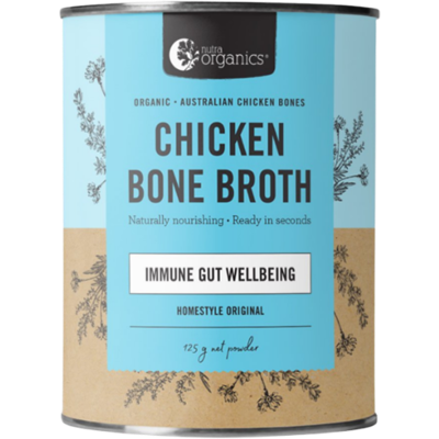 Nutra Organics Homestyle Original Chicken Bone Broth 125g