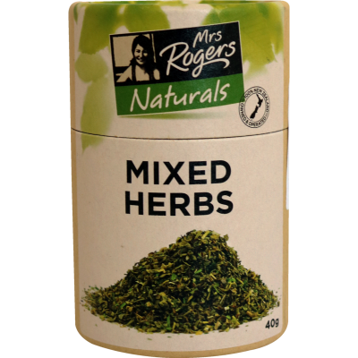 Mrs Rogers Naturals Mixed Herbs Canister 40g