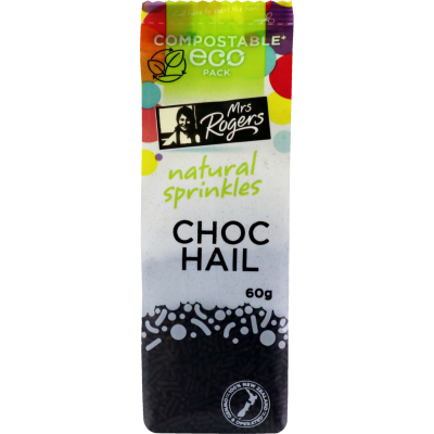 Mrs Rogers Choco Hail Natural Sprinkles 60g