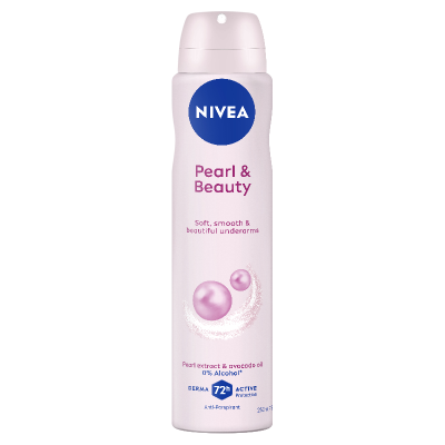 Nivea Pearl & Beauty 72Hr Protection Anti-Perspirant Deodorant Aerosol 250ml