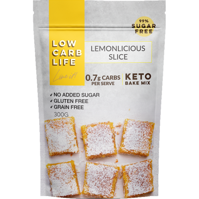 Low Carb Life Keto Lemonlicious Slice Bake Mix 300g