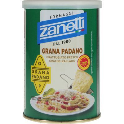 Zanetti Grana Padano Grated Parmesan 160g