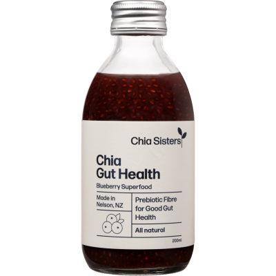 Chia Sisters Chia Gut Health Blueberry Superfood 200ml