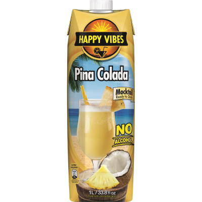 Happy Vibes Pina Colada Mocktail Drink 1l