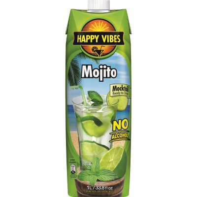 Happy Vibes Mojito Mocktail Drink 1l