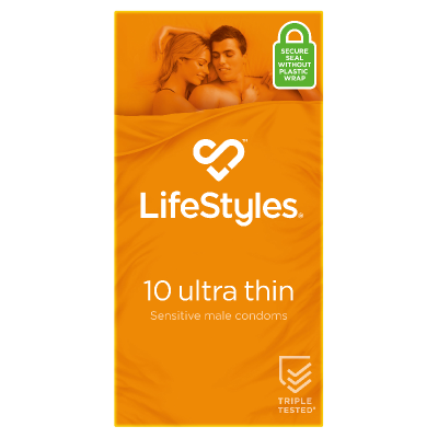 Lifestyles Ultra Thin Condoms 10pk