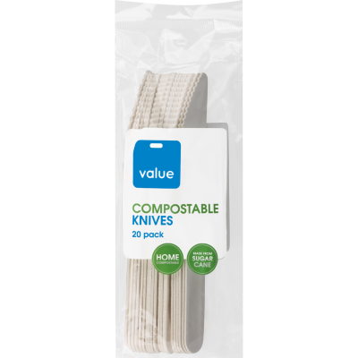 Value Compostable Knives 20pk