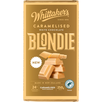 Whittaker's Blondie Caramelised White Chocolate Block 250g