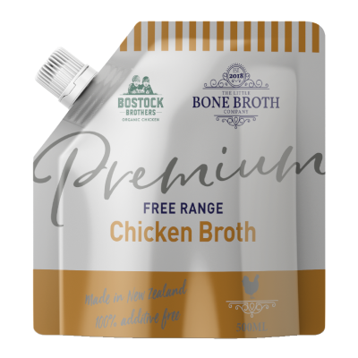 The Little Bone Broth Company Free Range Chicken Broth 500ml