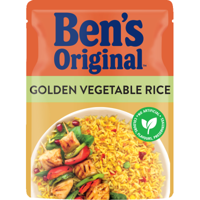 Ben's Original Golden Vegetable Rice Microwave Pouch 250g