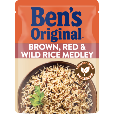 Ben's Original Brown, Red & Wild Rice Medley Microwave Pouch 250g