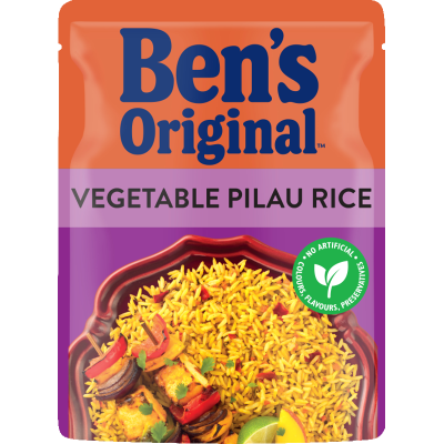 Ben's Original Vegetable Pilau Rice Microwave Pouch 250g