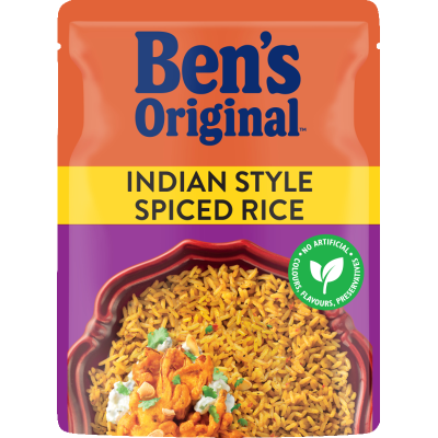 Ben's Original Indian Style Spiced Rice Microwave Pouch 250g