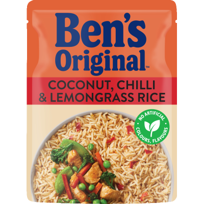 Ben's Original Coconut Chilli & Lemongrass Rice Microwave Pouch 250g