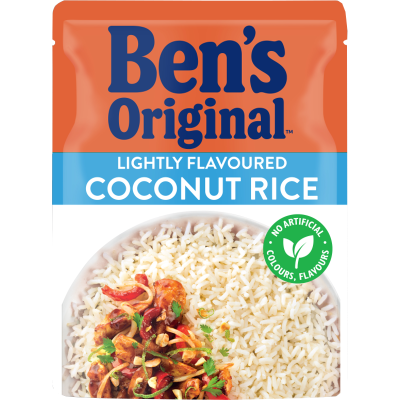 Ben's Original Lightly Flavoured Coconut Rice Microwave Pouch 250g