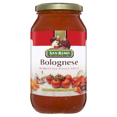 San Remo Bolognese Homestyle Pasta Sauce 500g