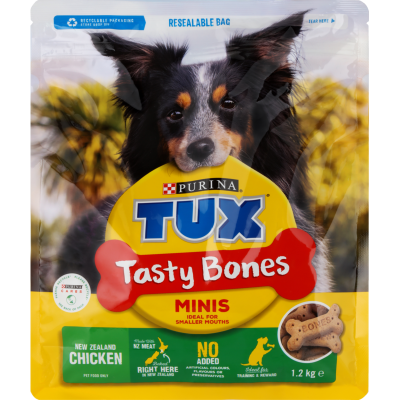 Purina TUX Chicken Tasty Bones Minis 1.2kg