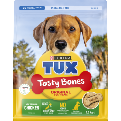 Purina TUX Original Tasty Bones Dog Treats 1.2kg