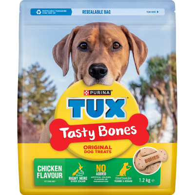 Purina TUX Tasty Bones Original Dog Treats 1.2kg