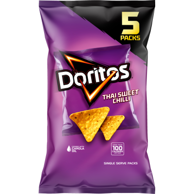 Doritos Thai Sweet Chilli Corn Chips 5 x 18g