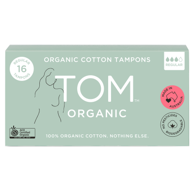 Tom Organic Organic Cotton Tampons 16pk