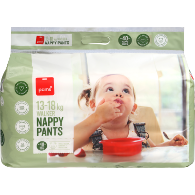 Pams Nappy Pants 13-18kg Walker 40pk