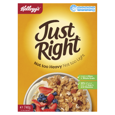 Kellogg's Just Right Original Breakfast Cereal 740g