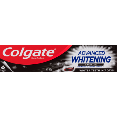 Colgate Advanced Whitening Charcoal Tooth Paste 180g