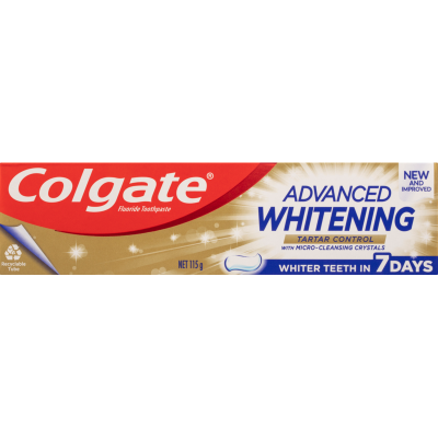 Colgate Advanced Whitening Tartar Control Toothpaste 115g