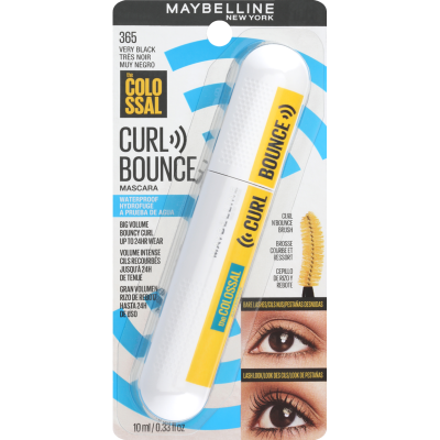 Maybelline New York Colossal Curl Bounce Very Black Waterproof Mascara 10ml