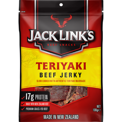 Jack Link's Teriyaki Beef Jerky Snack Sticks 100g