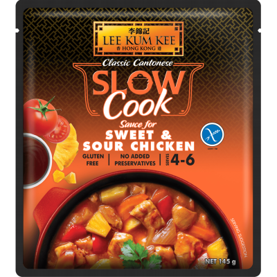 Lee Kum Kee Slow Cook Sauce For Sweet & Sour Chicken 145g