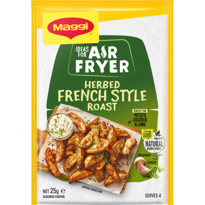 Maggi Air Fryer Herbed French Style Roast Seasoned Coating 25g