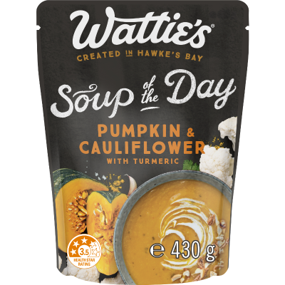 Wattie's Soup Of The Day Pumpkin & Cauliflower With Turmeric Soup 430g