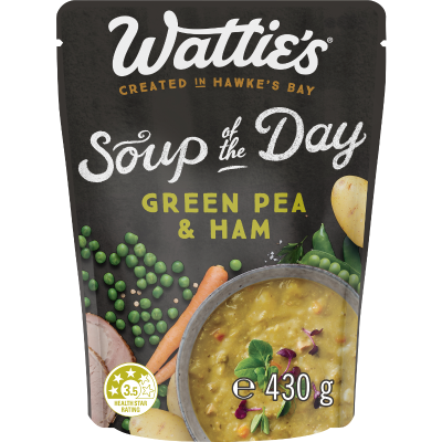 Wattie's Soup Of The Day Green Pea & Ham Soup 430g