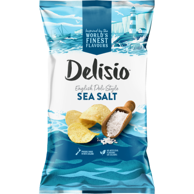 Bluebird Delisio English Deli-Style Sea Salt Potato Chips 140g