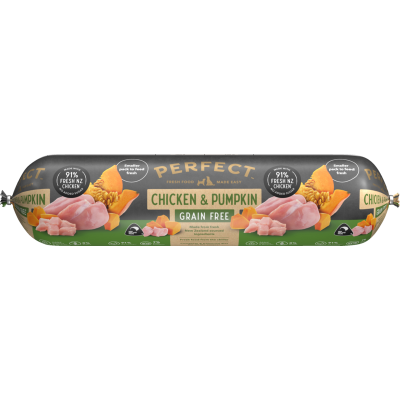 Perfect Grain Free Chicken Dog Roll 800g