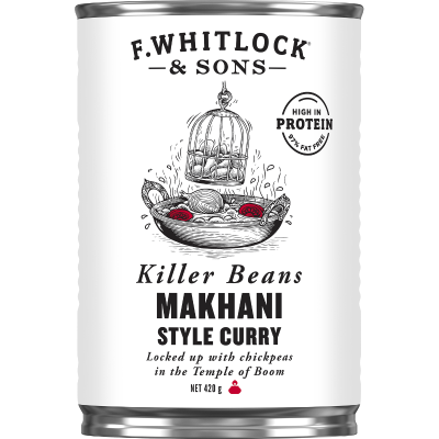 F.Whitlock & Sons Killer Bean In Makhani Style Curry 420g